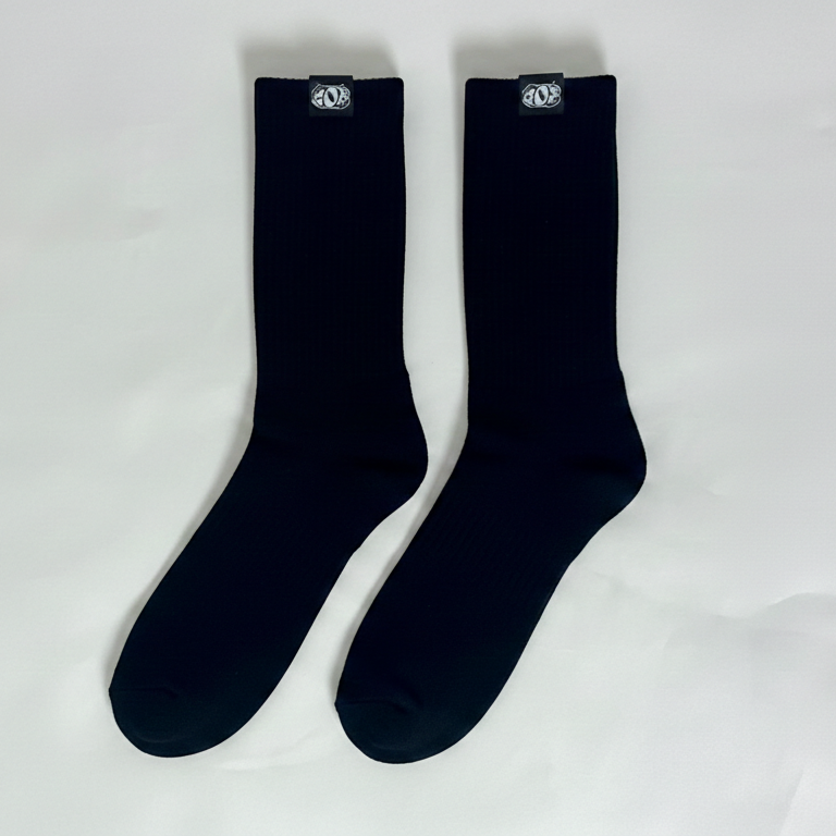 EssentialRun - Black Premium Athletic Socks