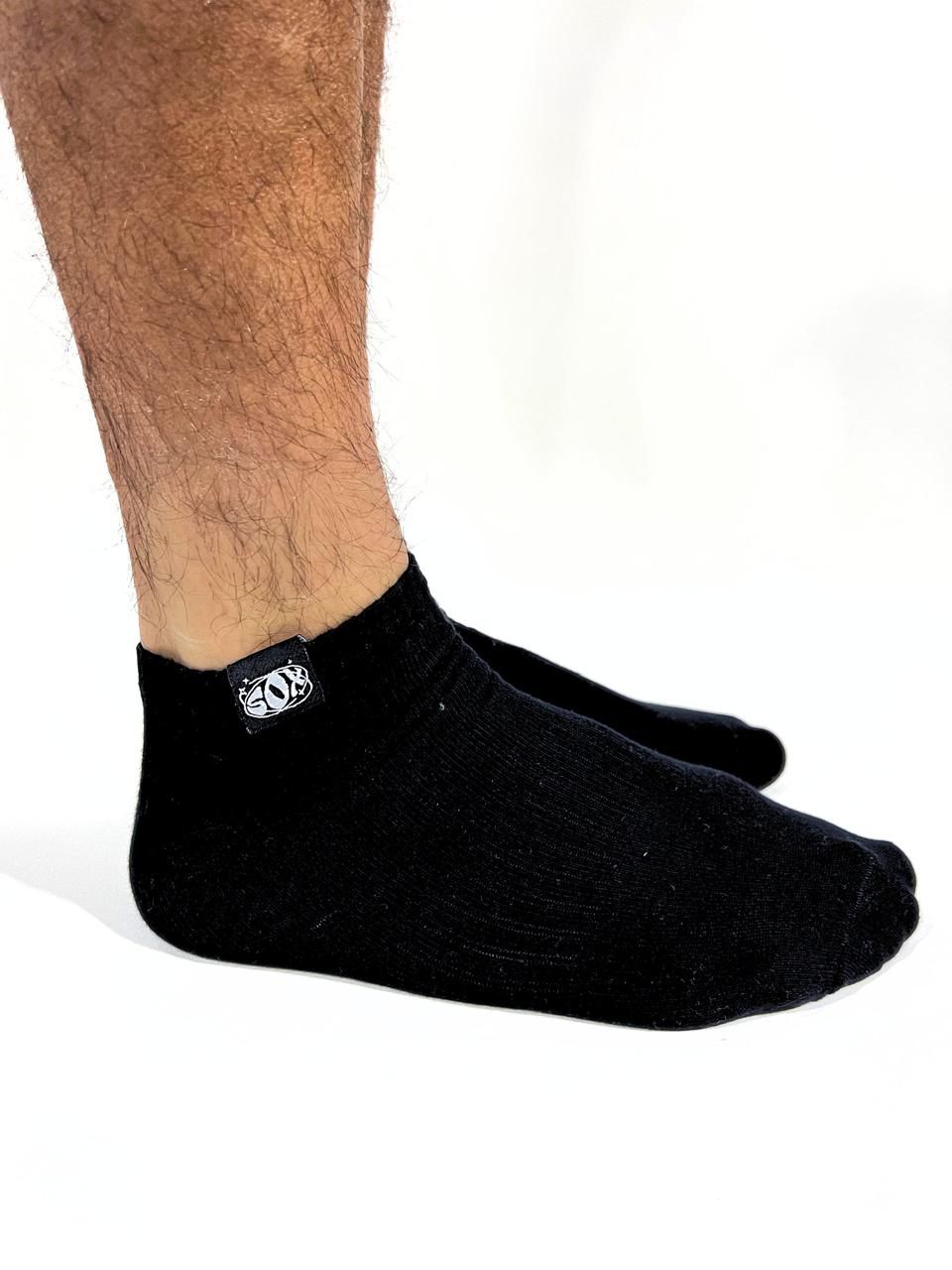 MiniStep Black - Low-Cut Comfort Socks