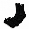 SOX High and Low Pack – black crew socks and black ankle socks bundle